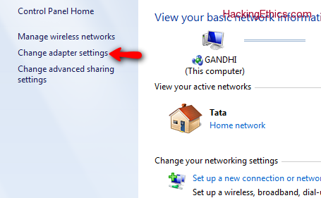 Click_on_adapter_settings Click on adapter settings Google Public DNS Speed Up Your Web Browsing by Google Public DNS
